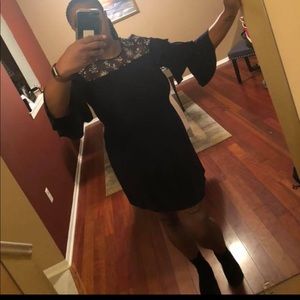 Short navy blue dress